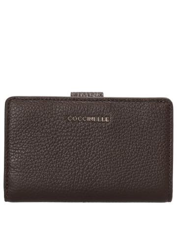 COCCINELLE Metallic Soft - Geldbörse 8cc 13.5 cm (brunette) in brunette