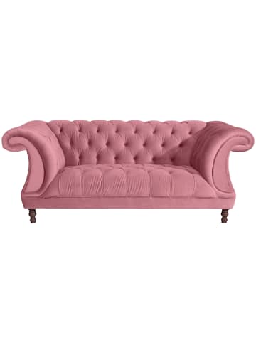 58 aufm Kessel CHESTERFIELD Sofa 2-Sitzer Kaylin Samtvelours rosé
