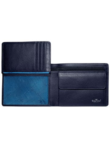 Golden Head Capri Geldbörse RFID Schutz Leder 12.5 cm in blau