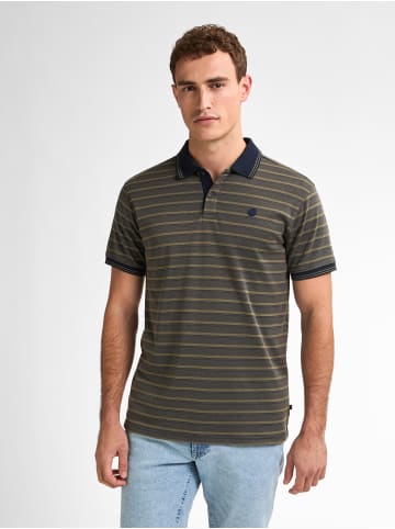 Petrol Industries Gestreiftes Poloshirt Deepview in Blau