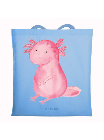 Mr. & Mrs. Panda Tragetasche Axolotl null ohne Spruch in Sky Blue