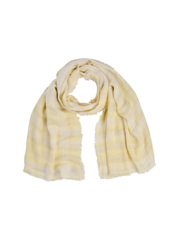 Camel Active Softer Webschal aus Baumwollmix in Limonengelb