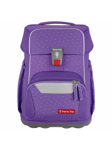 Step by Step Basis - Schulranzen Set 4tlg. (Green Grafics) in Purple Konfetti