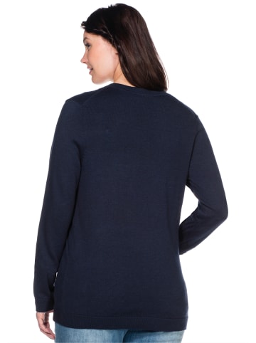 sheego Feinstrickpullover in marine
