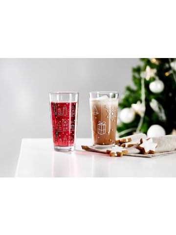 Ritzenhoff & Breker 6er Set Trinkgläser Winter Xmas 380 ml transparent in transparent