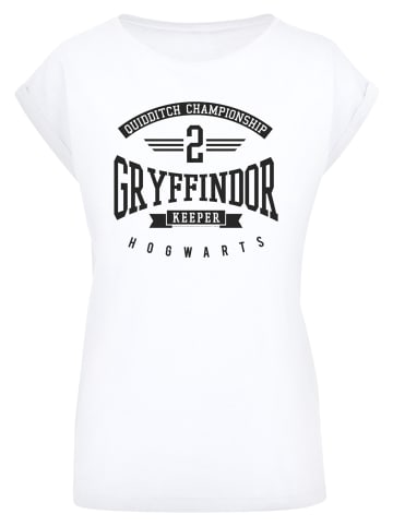 F4NT4STIC T-Shirt Harry Potter Gryffindor Keeper in weiß