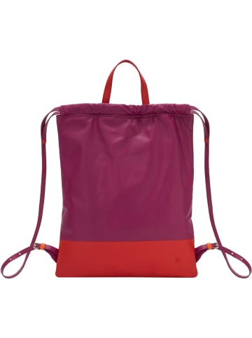DuDu Rucksack Leder 42 cm in fuchsia