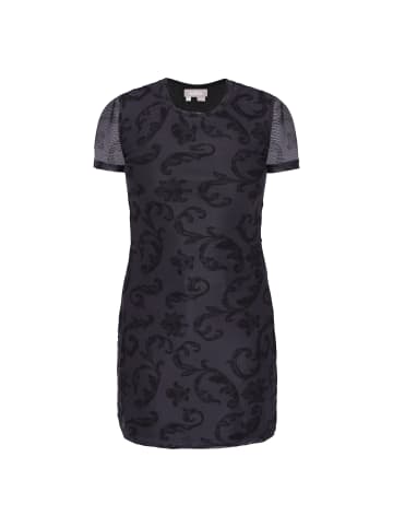 Usha Women Dress in charcoal black