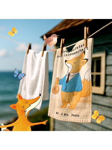 Mr. & Mrs. Panda Handtuch Steuerberater Leidenschaft Design mit ... in Weiß