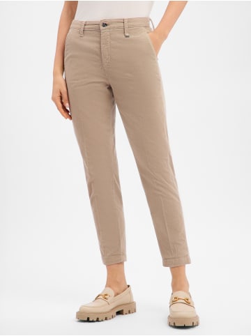 MAC HOSEN Hose Chino turn up in melange