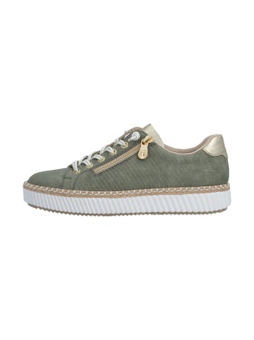rieker Niedrige Sneaker aus Sheepsuede-Leder Grün