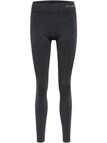 Hummel Leggings Hmlci Seamless Mid Waist Tights in BLACK MELANGE