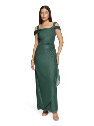 Vera Mont Abendkleid im Glitzer-Look in Green/Grey