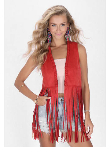 IZIA Women Vest in red