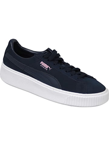 Puma Puma Suede Platform JR in Dunkelblau