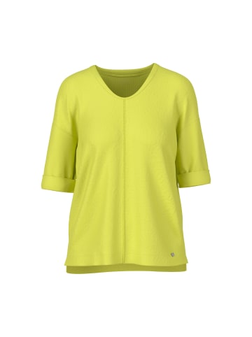MARC CAIN ADDITIONS  Blusenshirt mit V-Neck in Limoncello