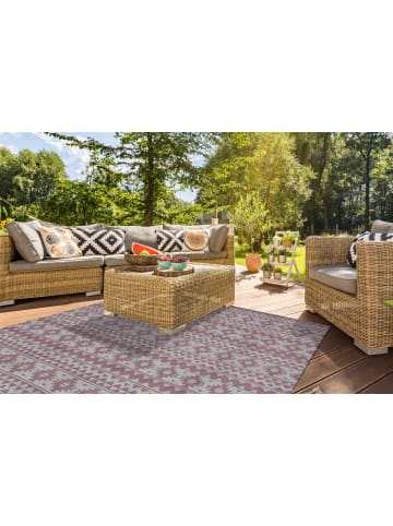Kayoom Kurzflor Teppich Sunny 210 in pink - rechteckig