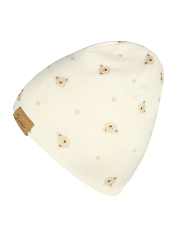 Sterntaler Beanie Bärenköpfen in ecru