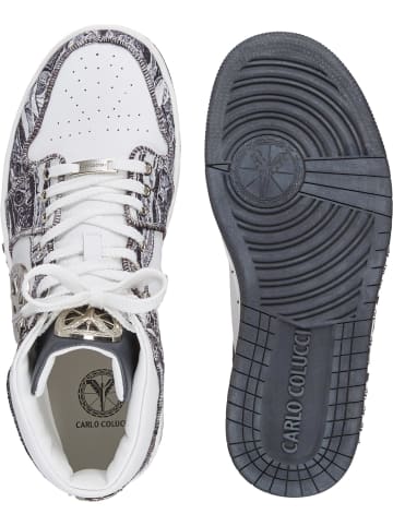 Carlo Colucci High-top Dal Ri in Weiß / Schwarz