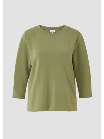 s.Oliver Sweatshirt in 7900_olivgrün