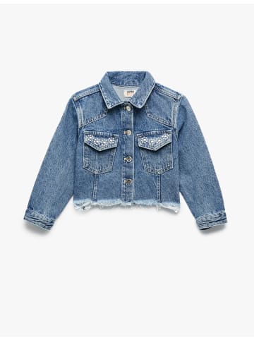 KOTON JACKSACKEN in Mittel Indigo