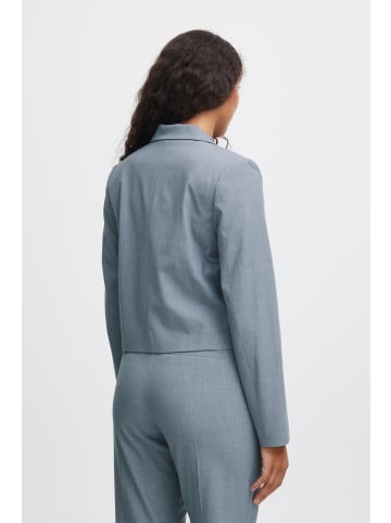 b. young BYDANTA SH BLAZER 4 - HEAVY WOVEN Loose fit in True Navy Melange