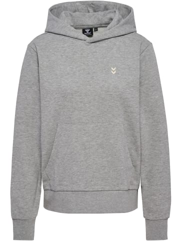 Hummel komfortabler Kapuzenpullover mit femininem Schnitt in Grau