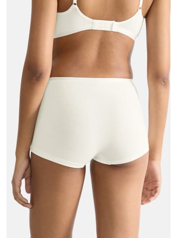 Sloggi Short Slip GO Daily Cotton in Braun / weiß