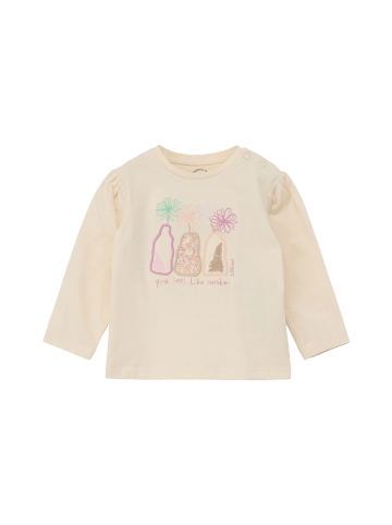 s.Oliver T-Shirt langarm in Beige