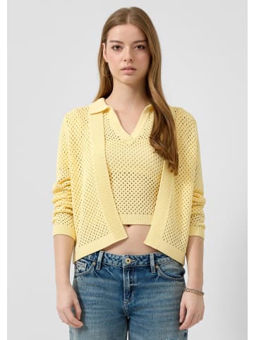 QS Strickjacke  in  1101_gelb