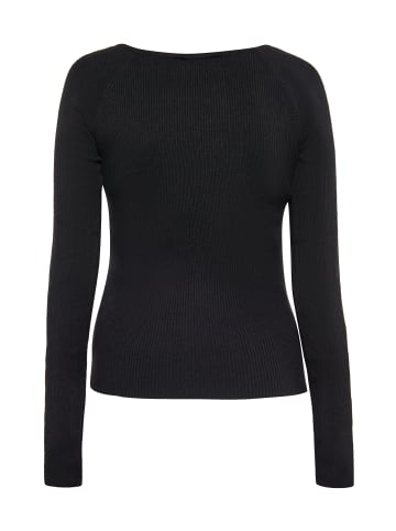 NAEMI Damen Bluse in Schwarz