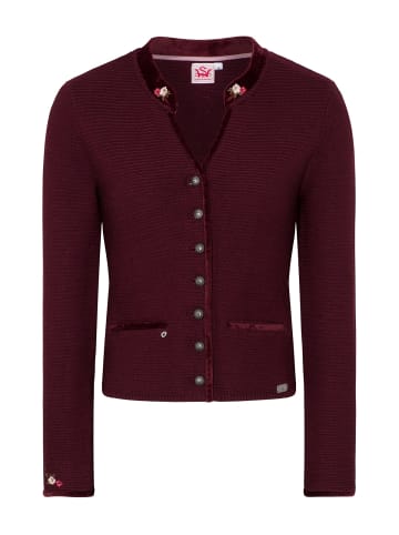 Spieth & Wensky Strickjacke MALTA in bordeaux