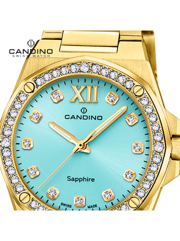 Candino Analog-Armbanduhr Candino Elegance gold mittel (ca. 34mm)