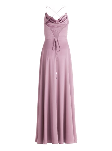 Vera Mont Abendkleid mit Wasserfallausschnitt in Powder Lilac