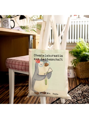 Mr. & Mrs. Panda Tote Bag Chemielaborantin Leidenschaft Design m... in Weiß