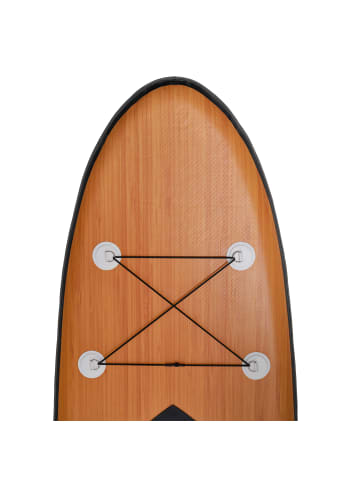 Apollo Aufblasbares Stand Up Paddle Board " SUP - Wood " in holz