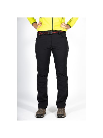 Maul Sport Zip-Off Outdoorhose Trail in Schwarz