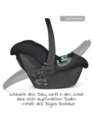 ABC-Design Babyschale Tulip (Autositz Gruppe 0+ / i-Size) in schwarz