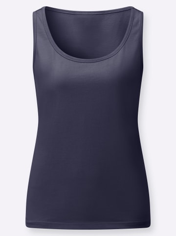 WITT WEIDEN Shirttop in marine + ecru