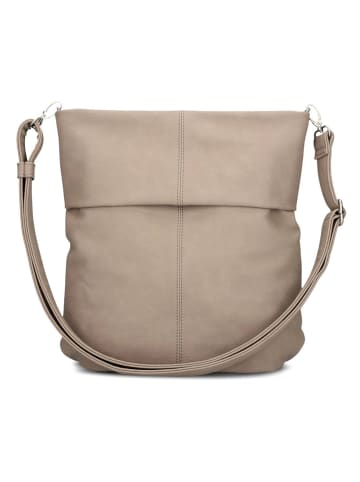 Zwei Mademoiselle.M Schultertasche 31 cm nubuk cappuccino