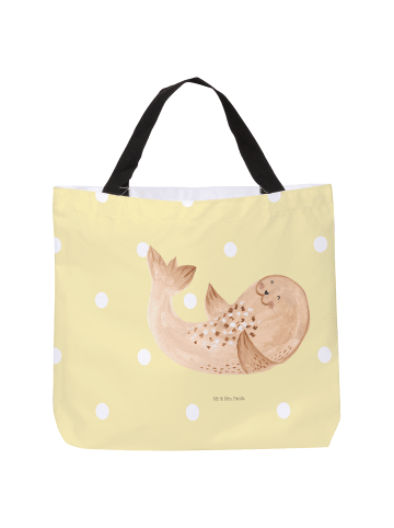 Mr. & Mrs. Panda Shopper Robbe Liegen ohne Spruch in Gelb Pastell