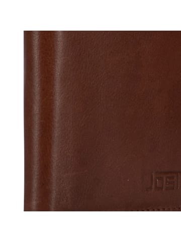 Jost Vardo Geldbörse RFID Schutz Leder 8.5 cm brown