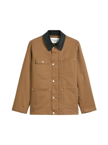 Marc O'Polo DENIM Wattierte Worker-Jacke in Wood Grain