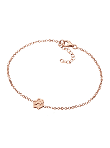 Elli Armband 925 Sterling Silber Pfote in Rosegold