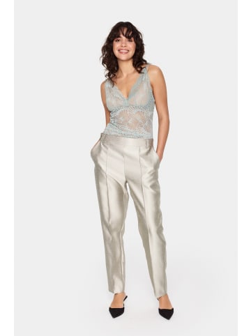 SAINT TROPEZ Jerseytop DaisySZ Gerade Passform in Blue Surf