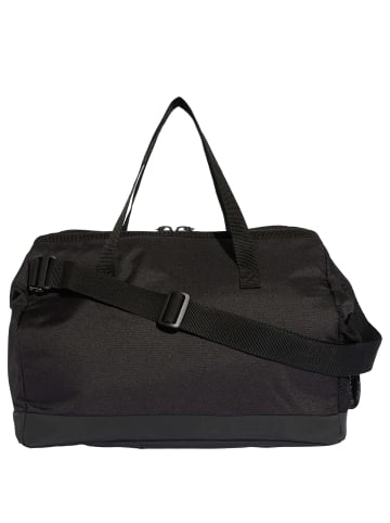 adidas Med Run-On Bag - Sporttasche 41 cm (black/white) in schwarz weiß