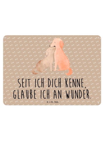 Mr. & Mrs. Panda Blechschild Hunde Liebe mit Spruch in Hundeglück
