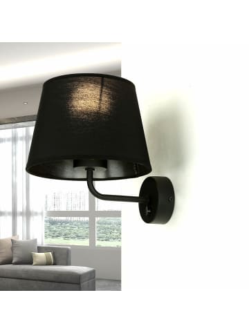 Licht-Erlebnisse Wandlampe (B)20 x (H)24 cm in SchwarzSchwarz