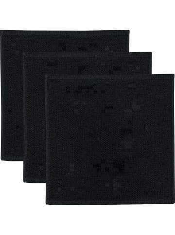 Erwin Müller Baumwolle Spültuch 3er-Pack in schwarz