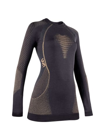 UYN Pullover W CASHMERE SHINY 2.0 UW SHIRT LONG SLEEVE ROUND NECK in Gold